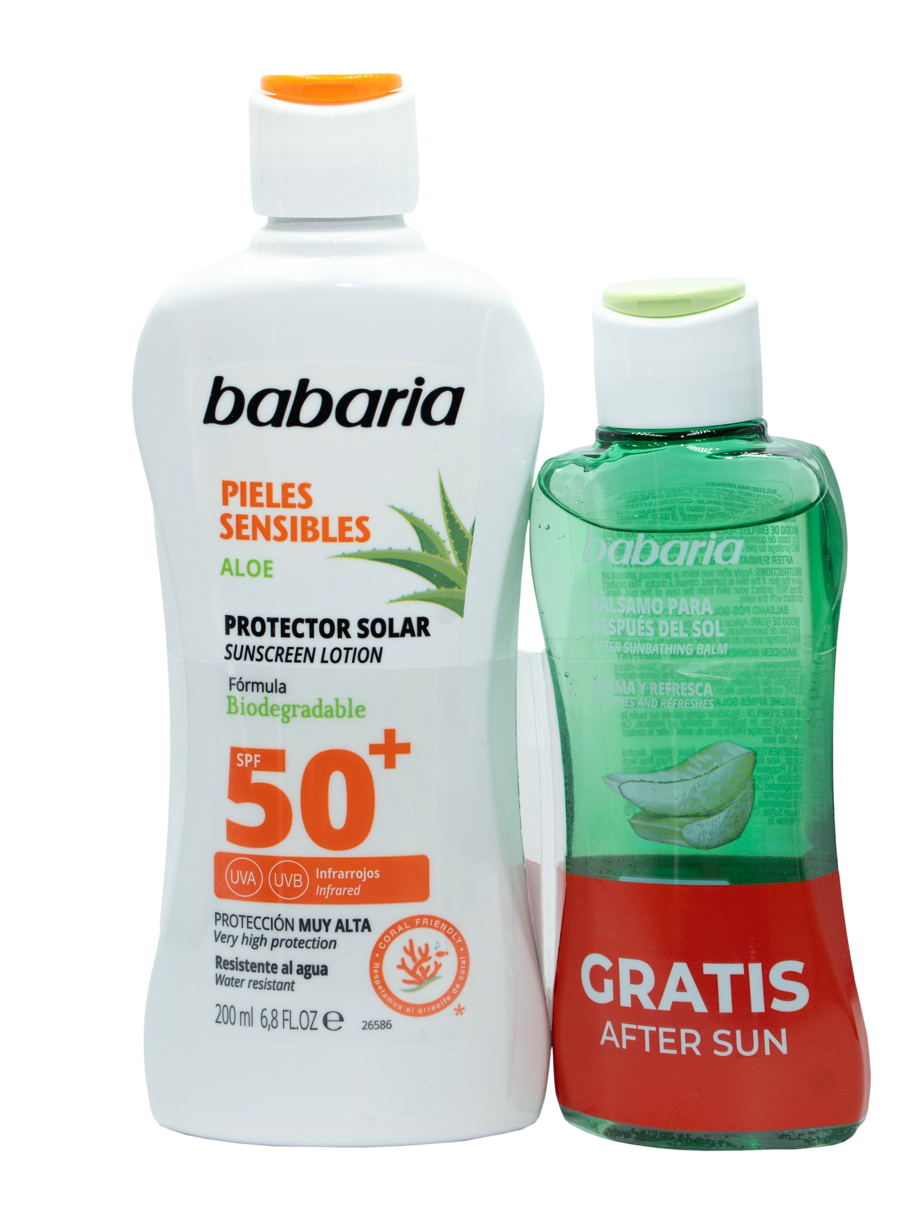 Zaštitno mlijeko za osjetljivu kožu SPF50 balzam poslije sunčanja s efektom leda Zaštita tijela