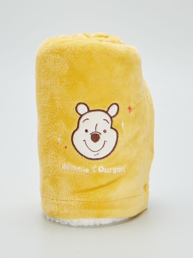 Disney fleece- en sherpa-deken - GEEL
