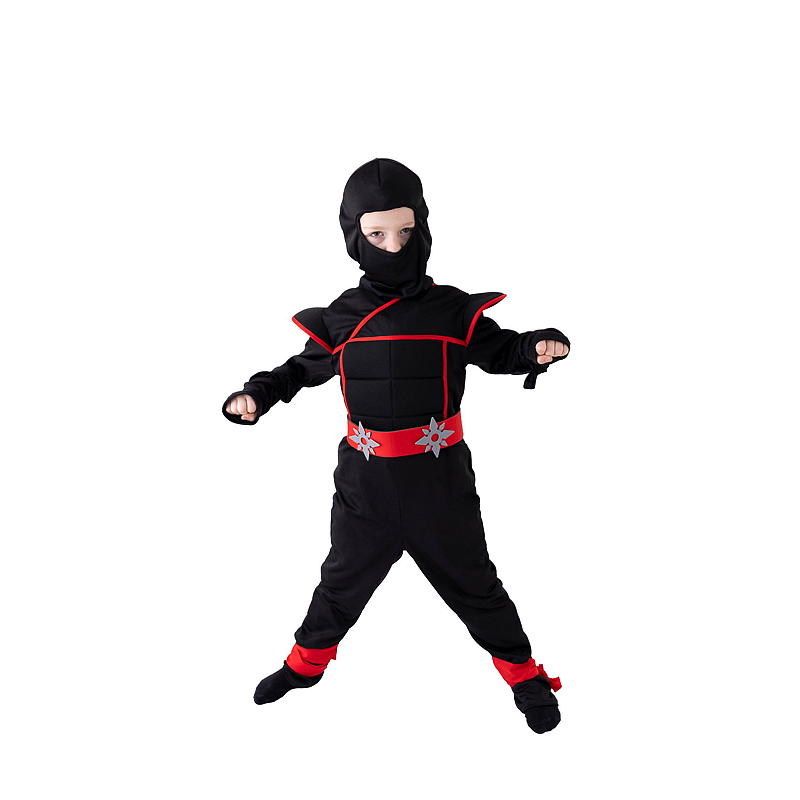Time 2 Change Halloweenkostym 4-6 år, Ninja