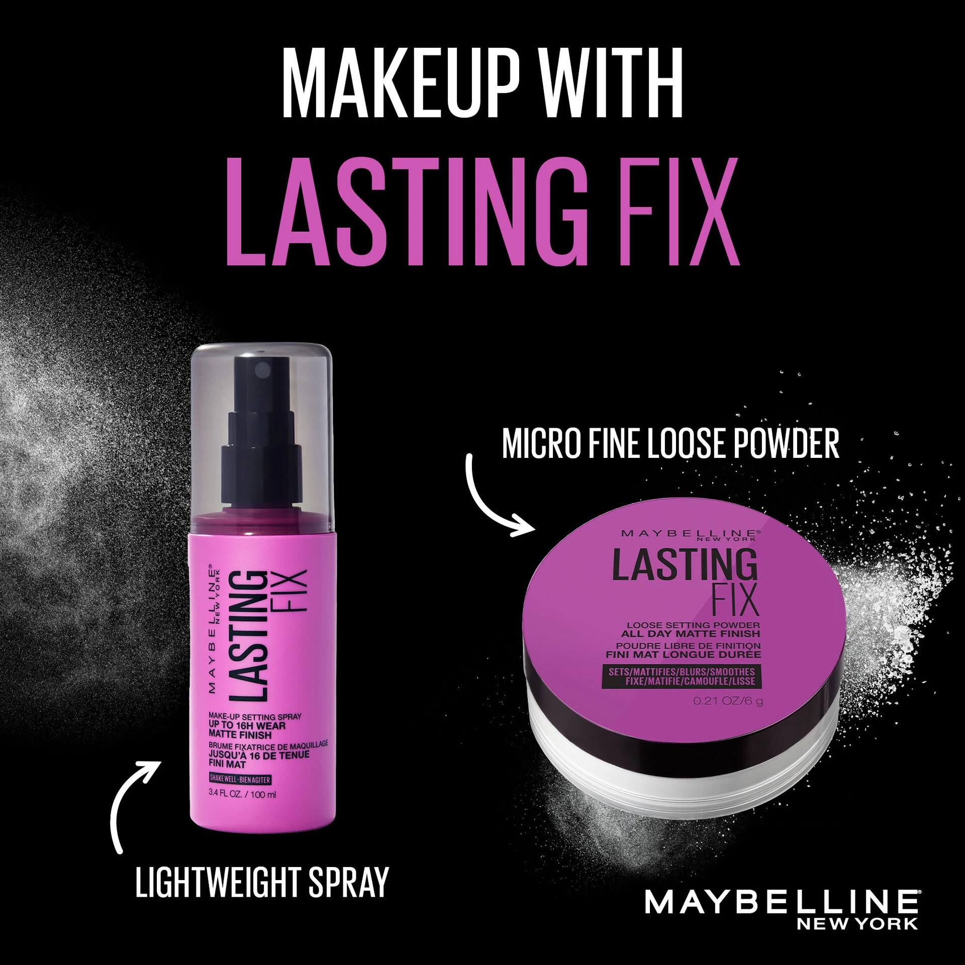 Pudră fixatoare Lasting Fix translucidă - Maybelline