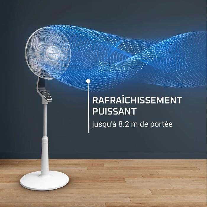 Ventilador de pedestal Rowenta Turbo Silence Extreme, potente y silencioso VU5690F0