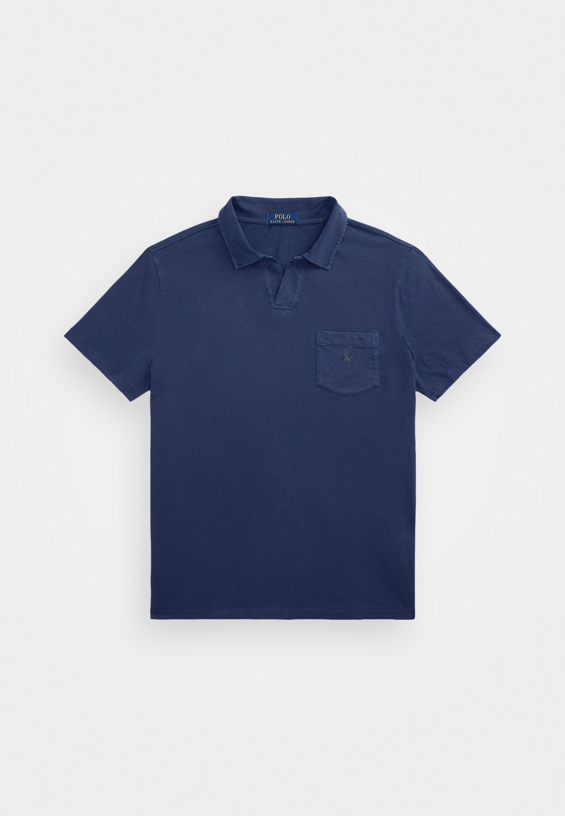 Polo Ralph Lauren STANDARD FIT KATOEN LINNEN POLOSHIRT - T-shirt met print - Newport Navy