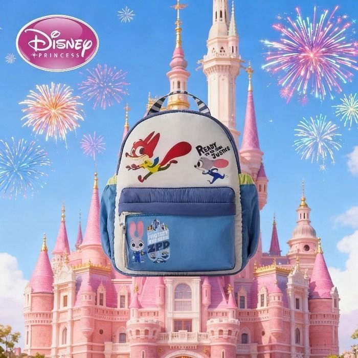 Mochila infantil – Disney Zootopia – Nick y Judy – Mochila preescolar para niños y niñas – Diseño de dibujos animados de Zootopia