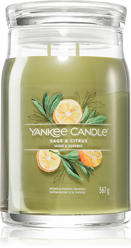 Yankee Candle Sage & Citrus Signature geurkaars