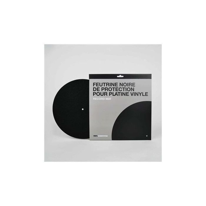 Feutrine noire de protection pour platine vinyle