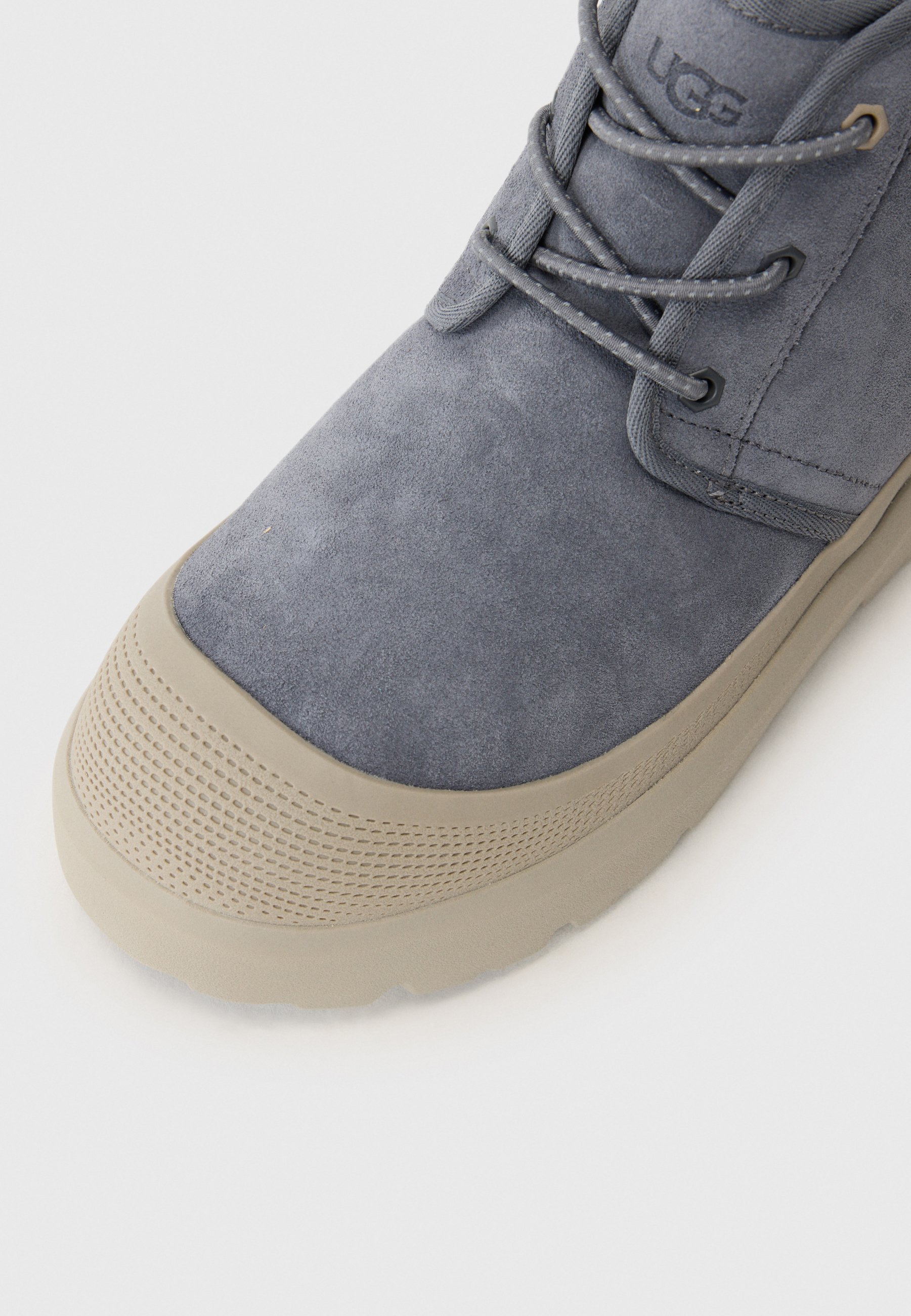 UGG NEUMEL UNISEX - Enkellaarsjes met vetersluiting - obsidiaan/straatsteen
