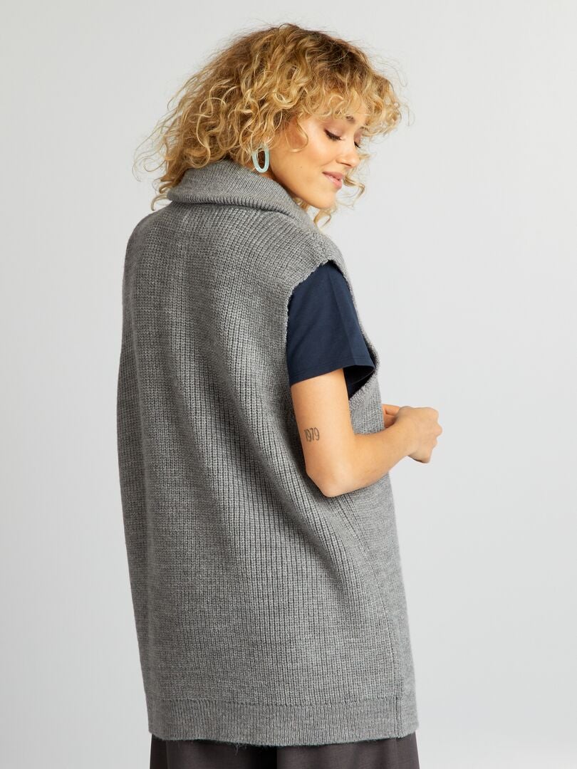 Jersey camionero sin mangas - gris