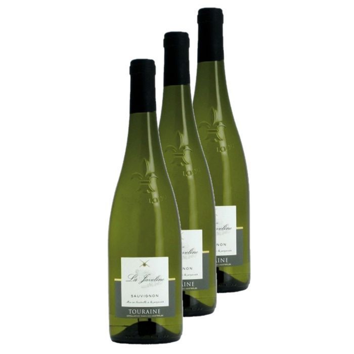 Touraine - Lote de 3 botellas de vino Sauvignon Blanc La Javeline AOP de 750 ml