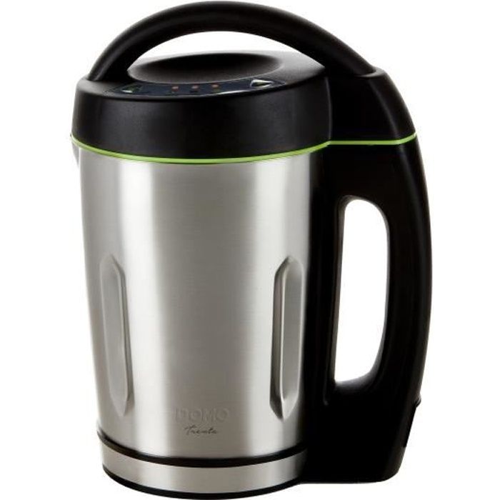 Licuadora con calefacción DOMO - Negra - 1.6L - 3 programas - 1000 vatios - DO498BL