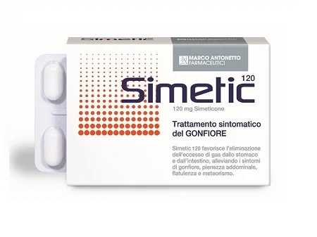 Simetic 120 Voedingssupplement tegen winderigheid 30 tabletten