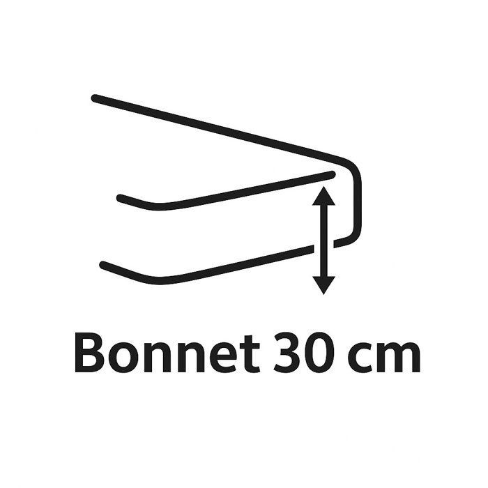 Sábana bajera ajustable - HOME LINGE PASSION - HP71766 - 140 x 190 cm + bolsillo profundo de 30 cm - Microfibra - 82 g - Gris antracita