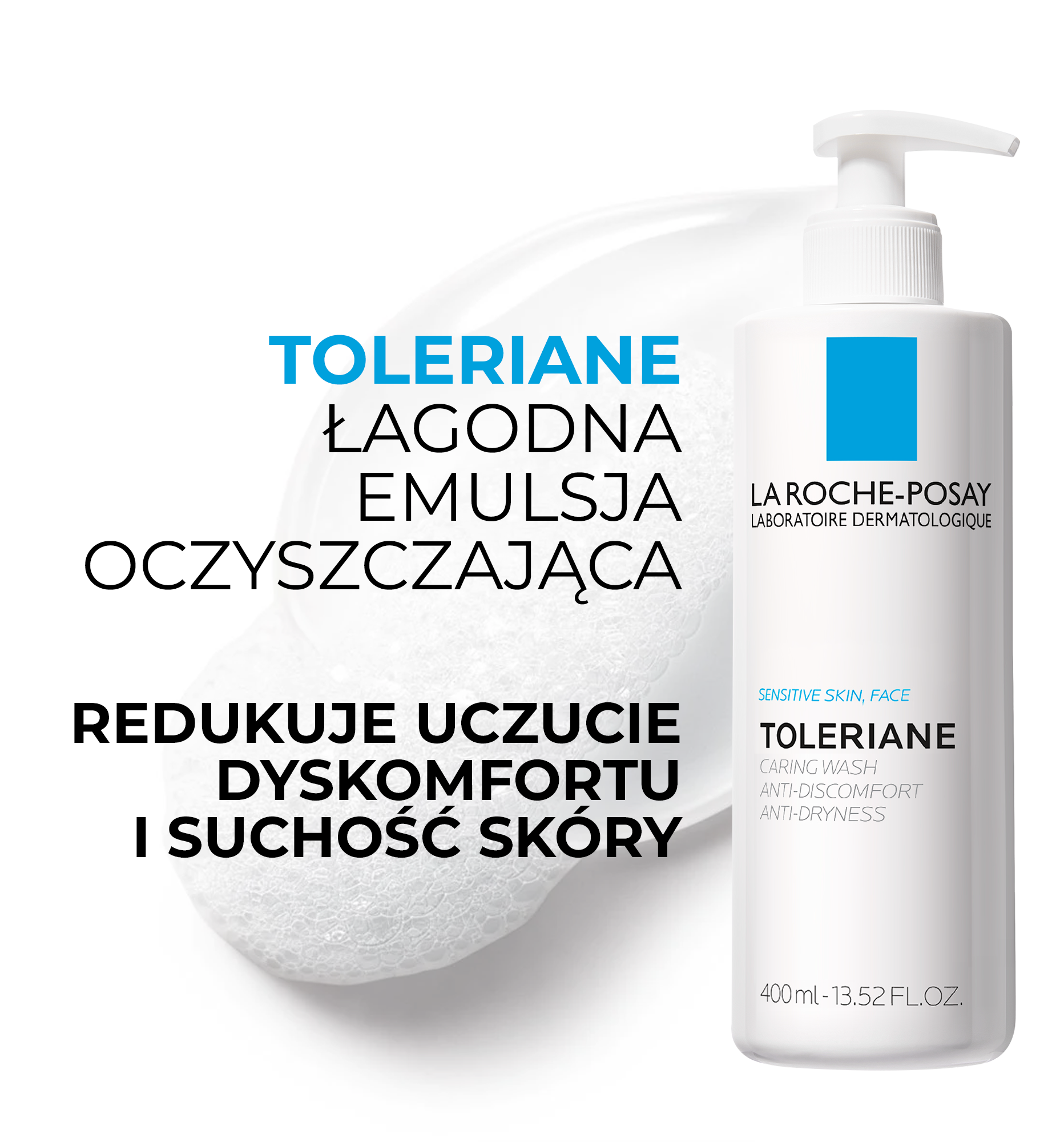 La Roche-Posay Toleriane Emulsie de curățare facială 400ml