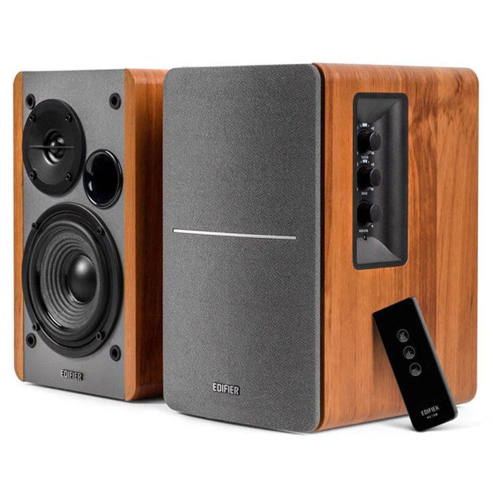 Enceinte connectée Hifi Edifier R1280T Bois - vendues par paire