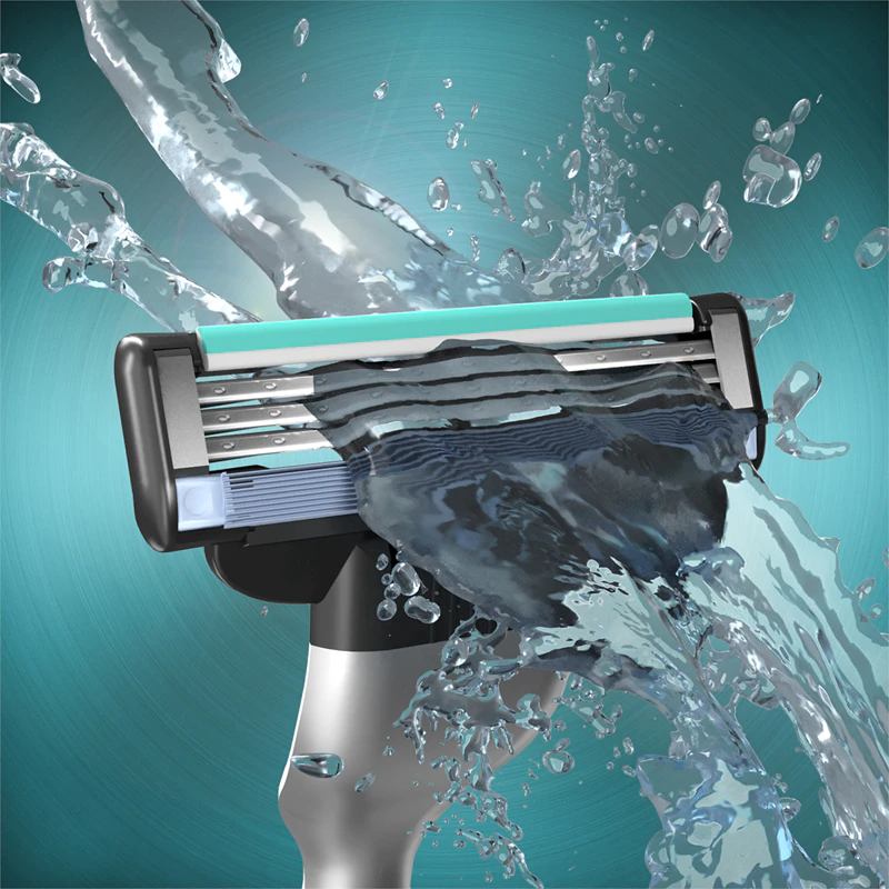 Aparelho de barbear Gillette Mach3 + lâminas de substituição