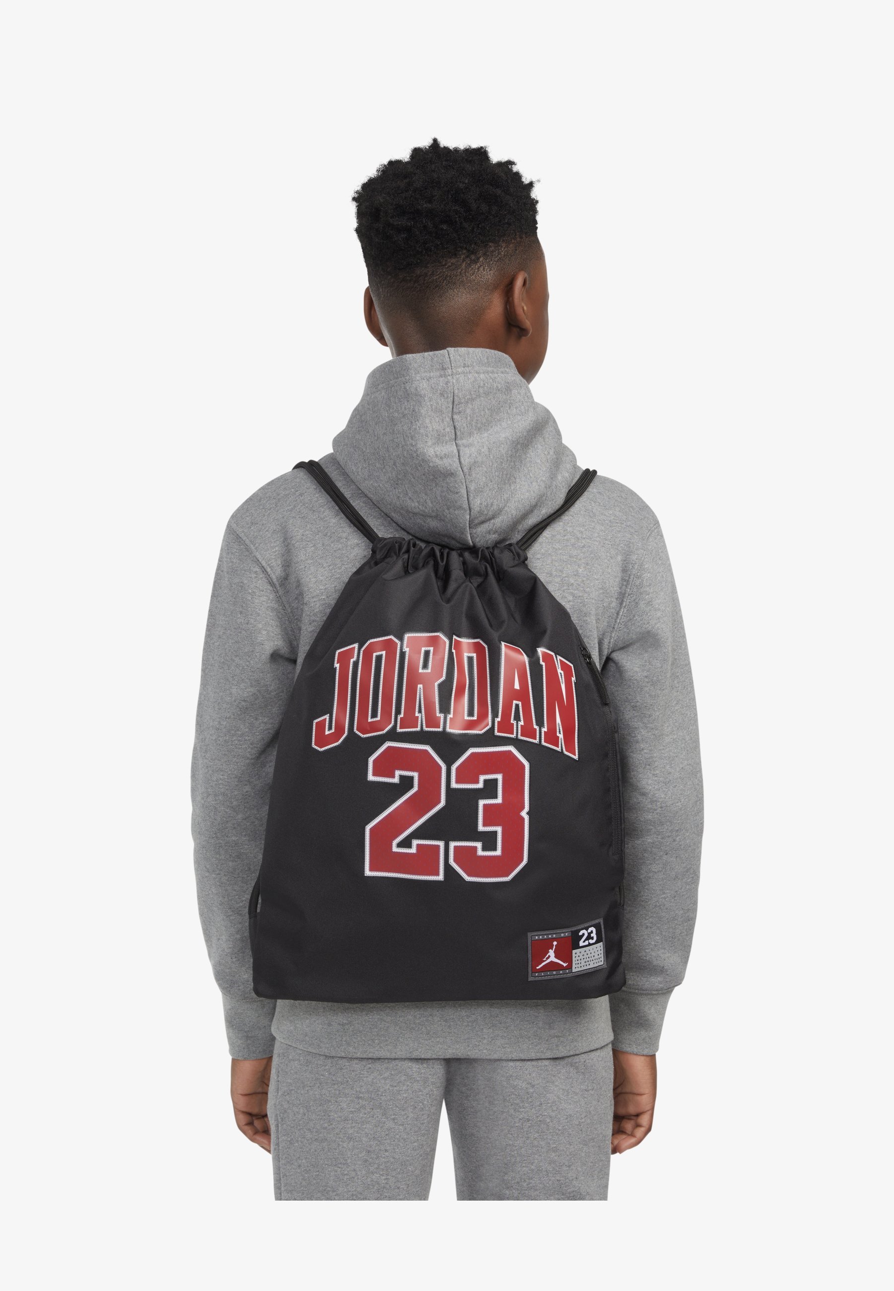 Jordan JAN GYM SACK UNISEX - Húzózsinóros sporttáska - fekete