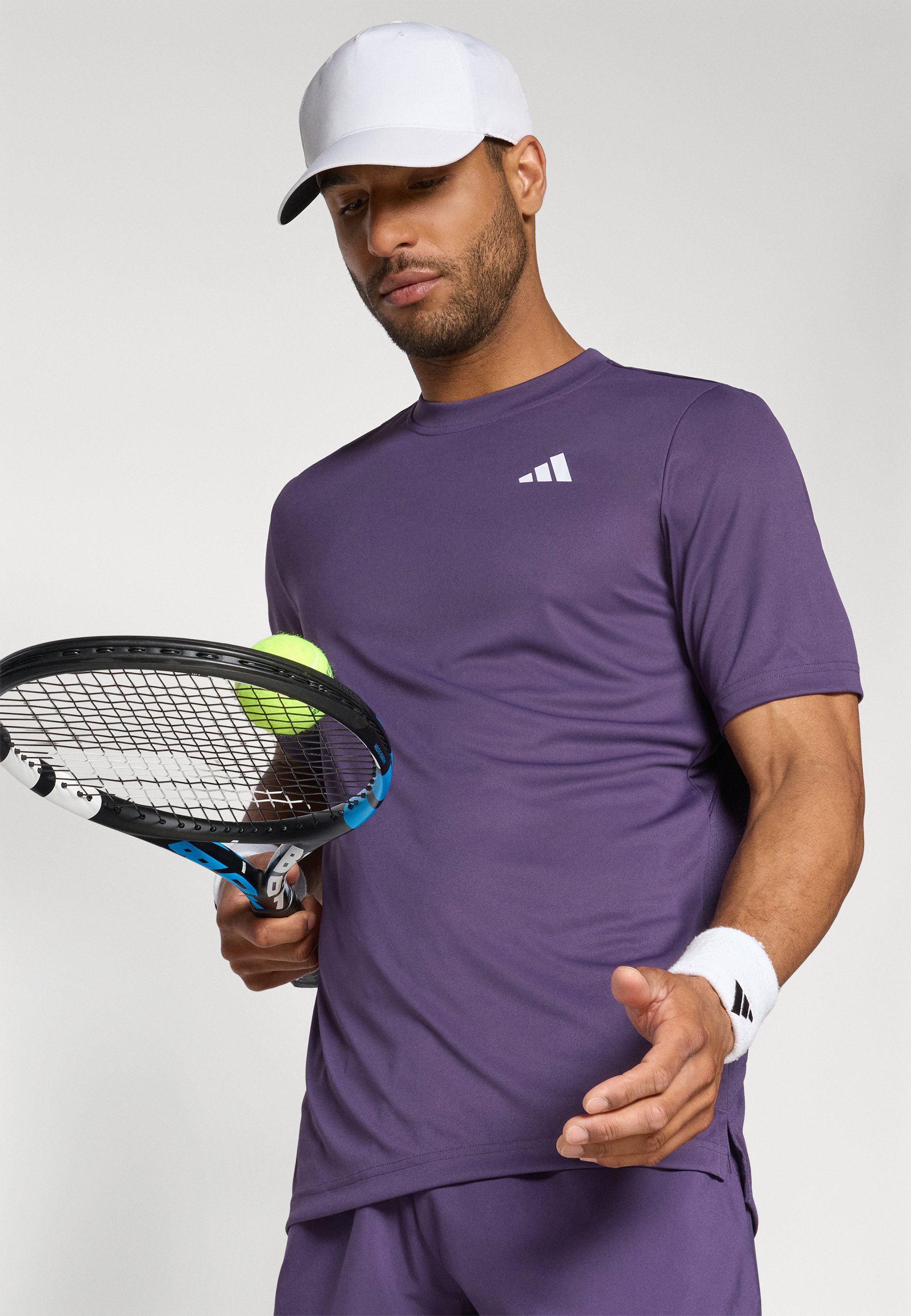 adidas Performance CLUB TEE - Sportska majica kratkih rukava - aurora šljiva