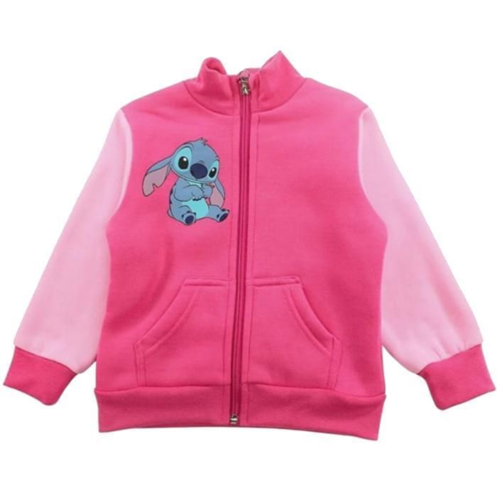 Jogging pants - NPZ - Lilo & Stitch - Girl's - Fuchsia - Soft fleece