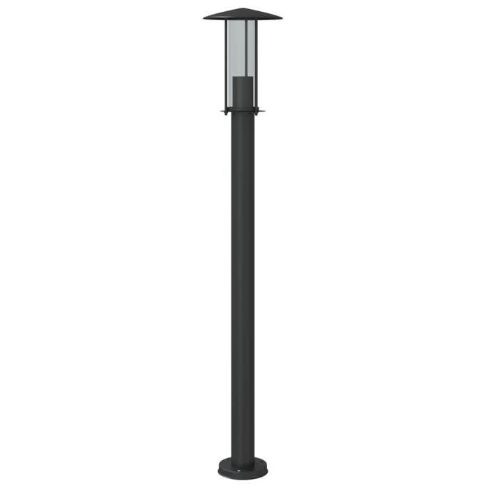 Vloerlamp voor buiten - HELLOSHOP26 - 3 stuks - Roestvrij staal - IP44 - 100 cm