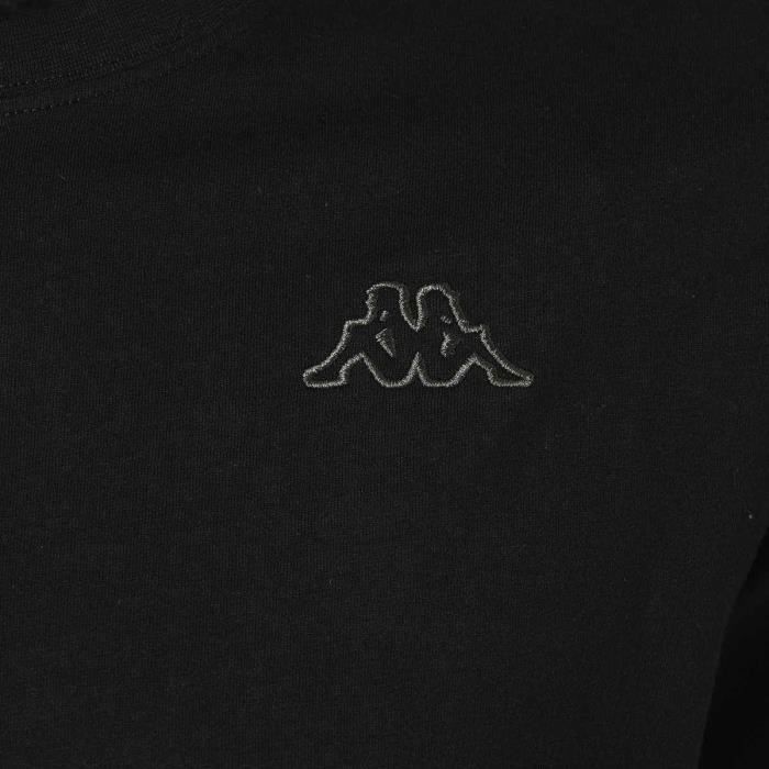 Camiseta Cafers para hombre - KAPPA - Negra - Manga corta - Multideporte