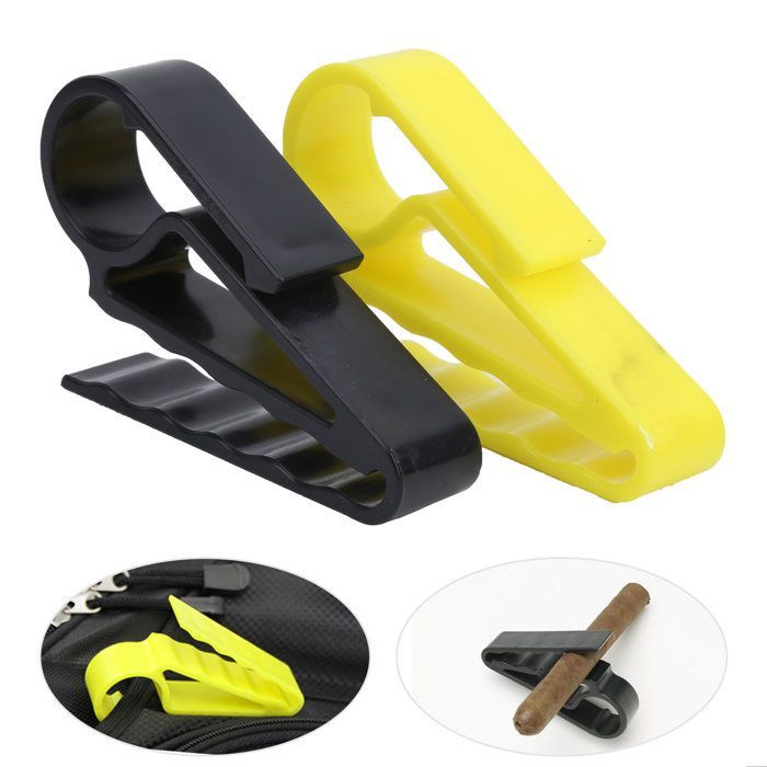 2pcs Golf Cigarette Holder Bag/Cart Boat Cigar Handle Clip Equipment