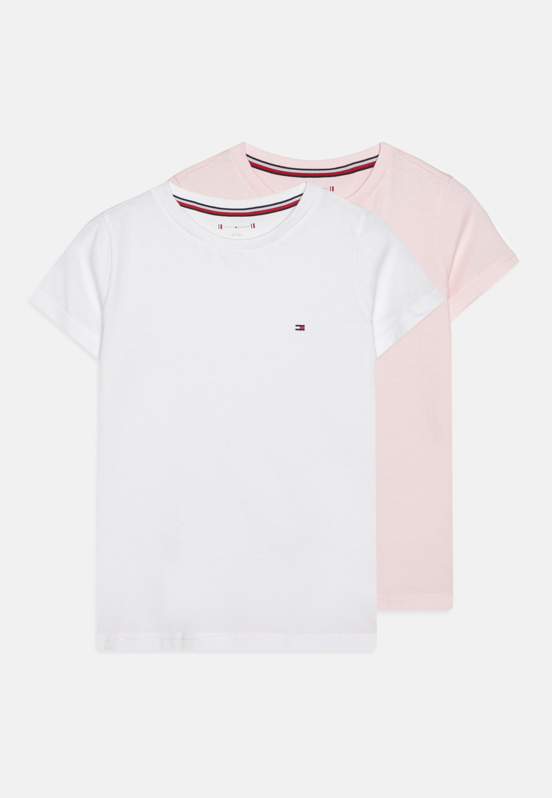 Tommy Hilfiger PÓLÓ 2 PACK - Alsóing - fehér/világosrózsaszín