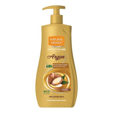 Telové mlieko s prírodným medom SensorialCare Argan 48h 600 ml