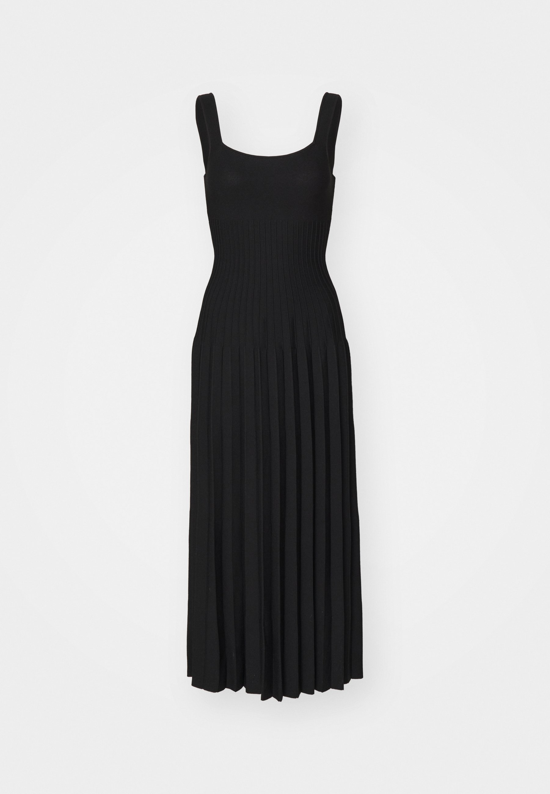 STAUD ELLISON DRESS - Svetrové šaty - black
