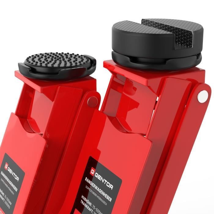 Macaco Hidráulico de Manobra GENTOR 3T | Macaco Hidráulico Ultra Plano de 75-505mm para Manobras Automotivas