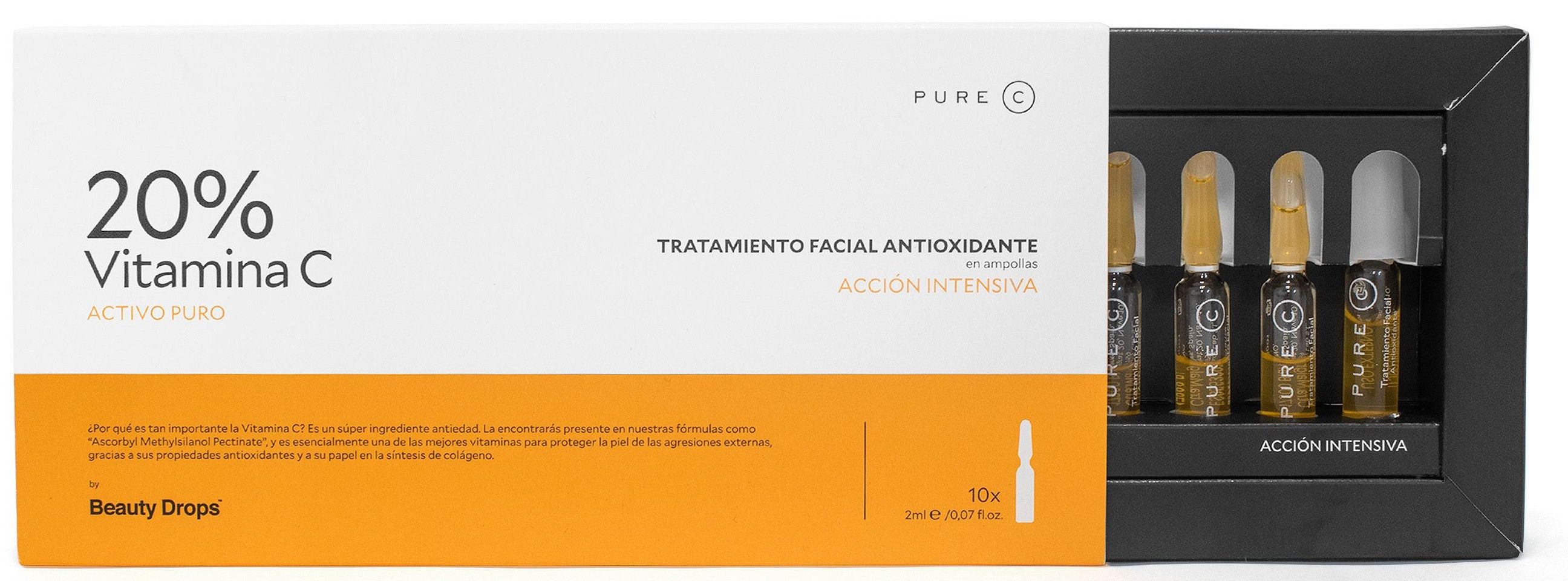 Čiste C ampule 20% vitamina C antioksidativni tretman Kreme protiv bora i starenja