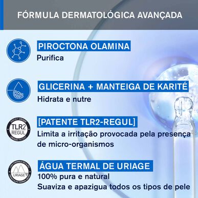 Uriage regulatorisk emulsjon mot seboreisk dermatitt DS 40 ml 40 ml