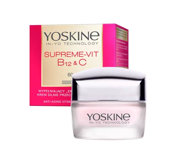 Yoskine Supreme-Vit B12   C wypełniający krem przeciwzmarszczkowy na dzień 60  50ml
