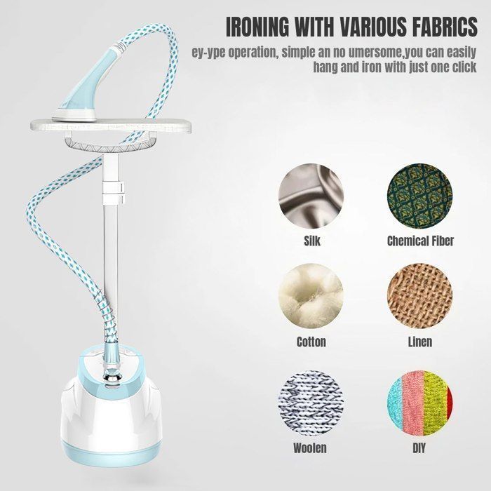 Défroisseur Vapeur Vertical 1800 W, Vapeur Constante de 35 g/Min, Réservoir d'eau de 1,6 L, 10 Réglages de Vapeur, Tous les Tissus