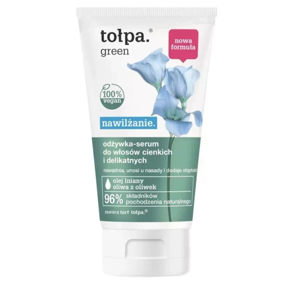 Tołpa Green nawilżanie odżywka-serum do włosów cienkich i delikatnych 150ml