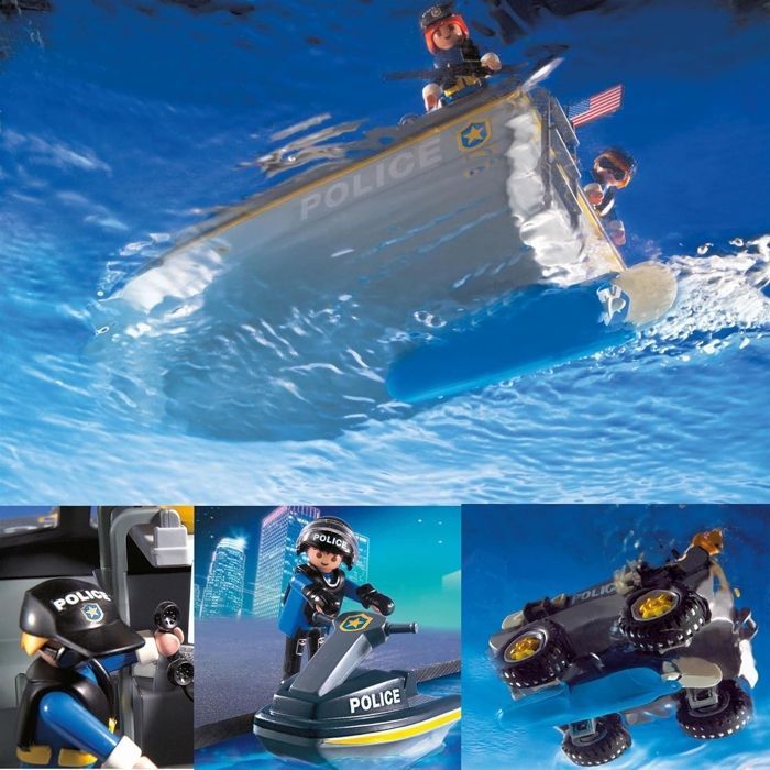 Playmobil - Police Set - SWAT Special Forces Police Vehicles - 114 pieces - Ages 4+