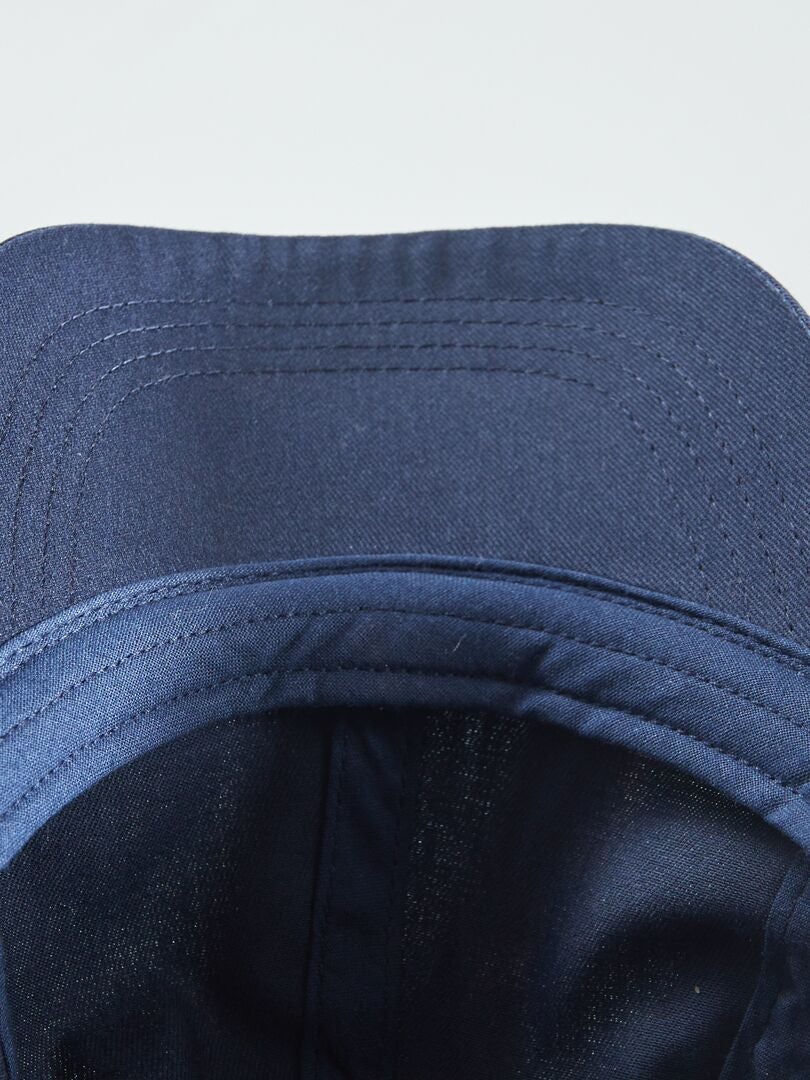 Effenkleurige pet - BLAUW