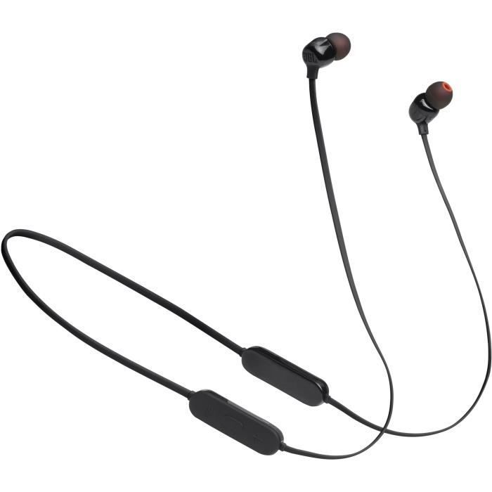 Auriculares inalámbricos JBL Tune 125BT - Intraurales - Sonido Pure Bass - Bluetooth 5.0 - 16 horas de autonomía - Negro