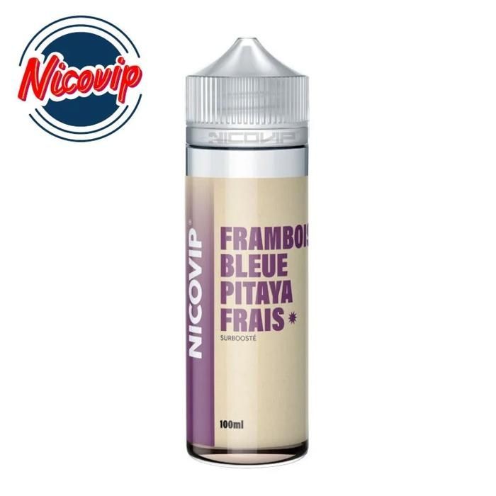 Nicovip Blue Raspberry Fresh Pitaya E-liquid 100ml + 4 nicotine boosters