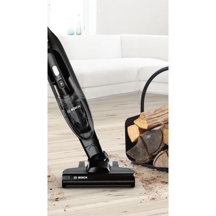 Aspiradora de mano inalámbrica 2 en 1 BOSCH BBHF220 - Autonomía de 40 minutos - Capacidad del depósito de polvo de 0,4 L - Filtro lavable