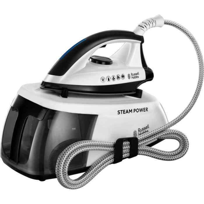Russell Hobbs 24420-56 Steam Iron, 2400W SteamPower, 1.3L Water Tank, Powerful, Anti-Limescale