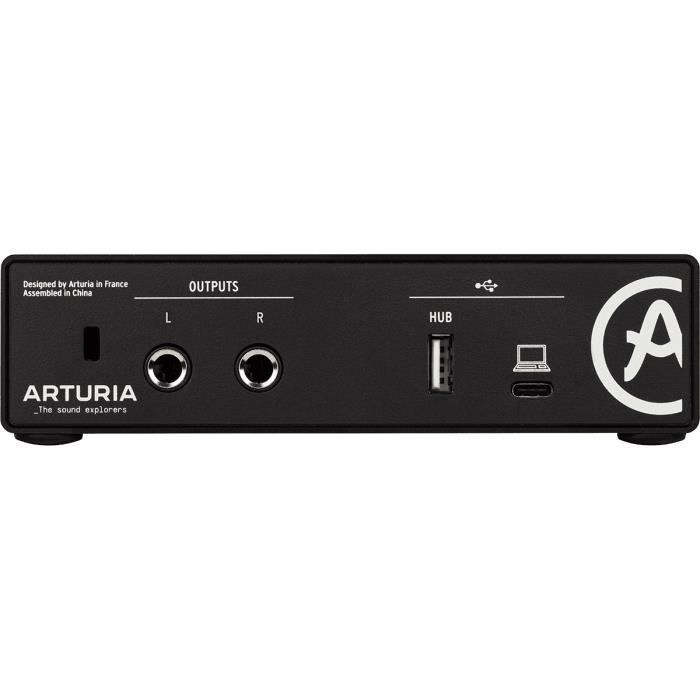 Arturia MiniFuse 1 Black Carte son