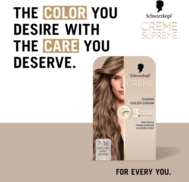 Schwarzkopf Creme Supreme permanente haarkleuring