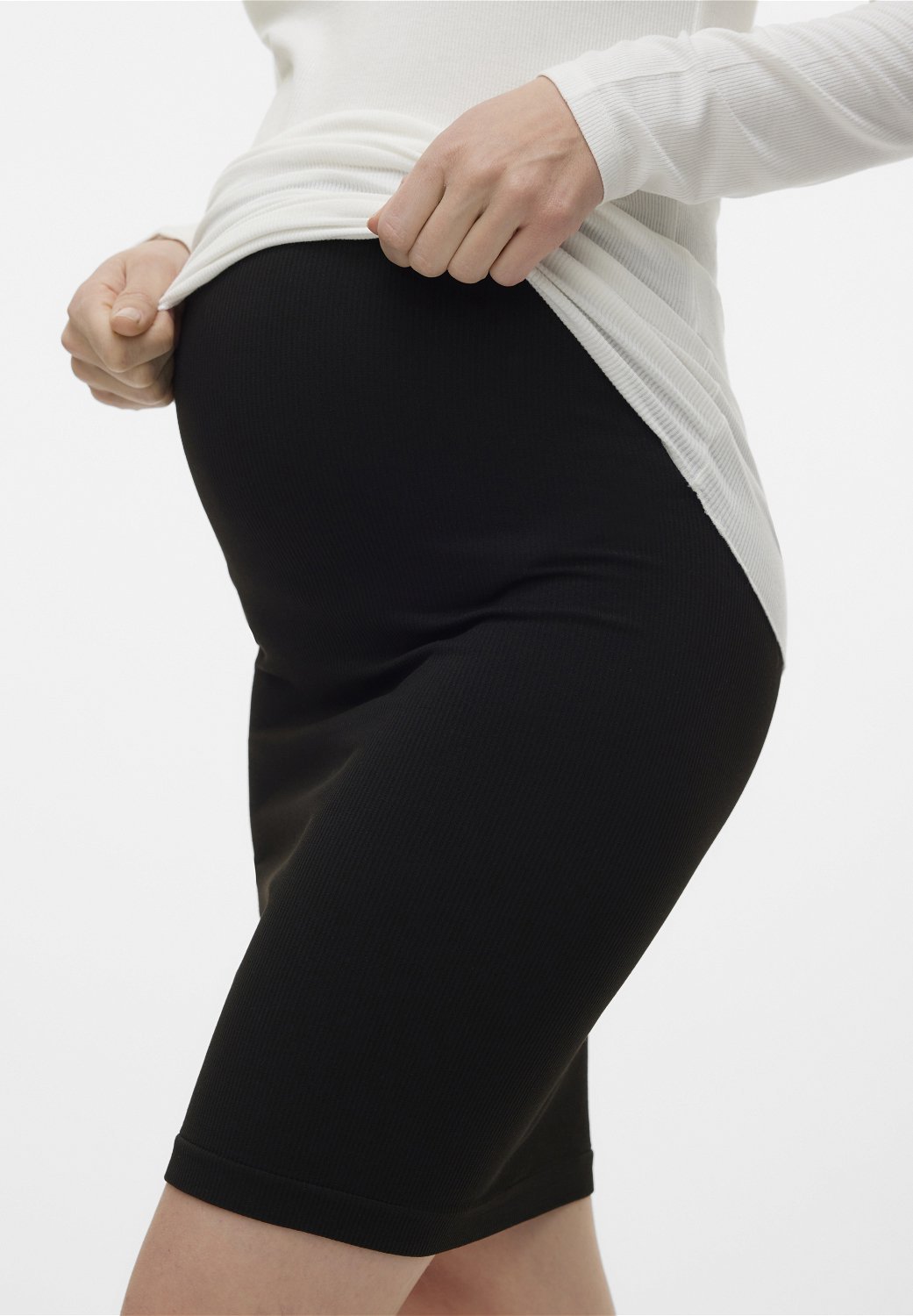 Vero Moda Maternity VMMISA NAADLOZE ROK - Kokerrok - zwart