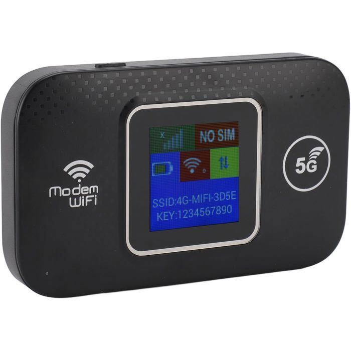 Hotspot WiFi Mobile 4G LTE,Modem Routeur WiFi Portable 300 Mbps avec Emplacement pour Carte SIM,Point D'accès de Voyage en Europe