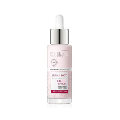 Eveline Serum Shot Multi Peptides Silottava Kasvoseerumi Ikääntyvälle Iholle 30 ml