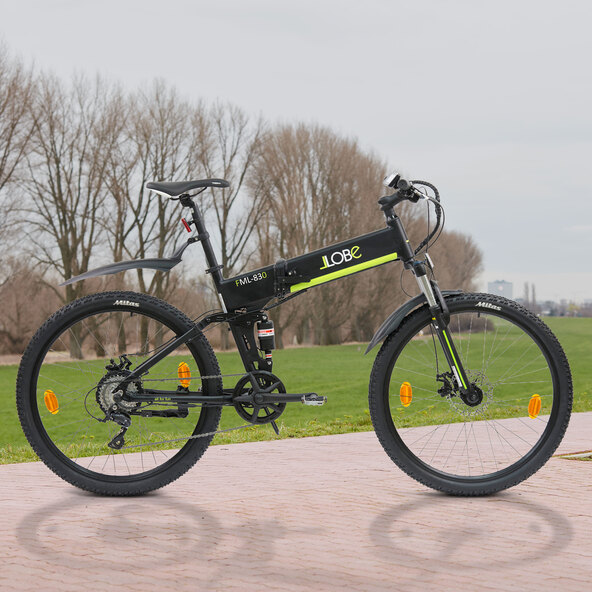 Flits mountainbike e-bike 27,5 inch FML 830, zwart