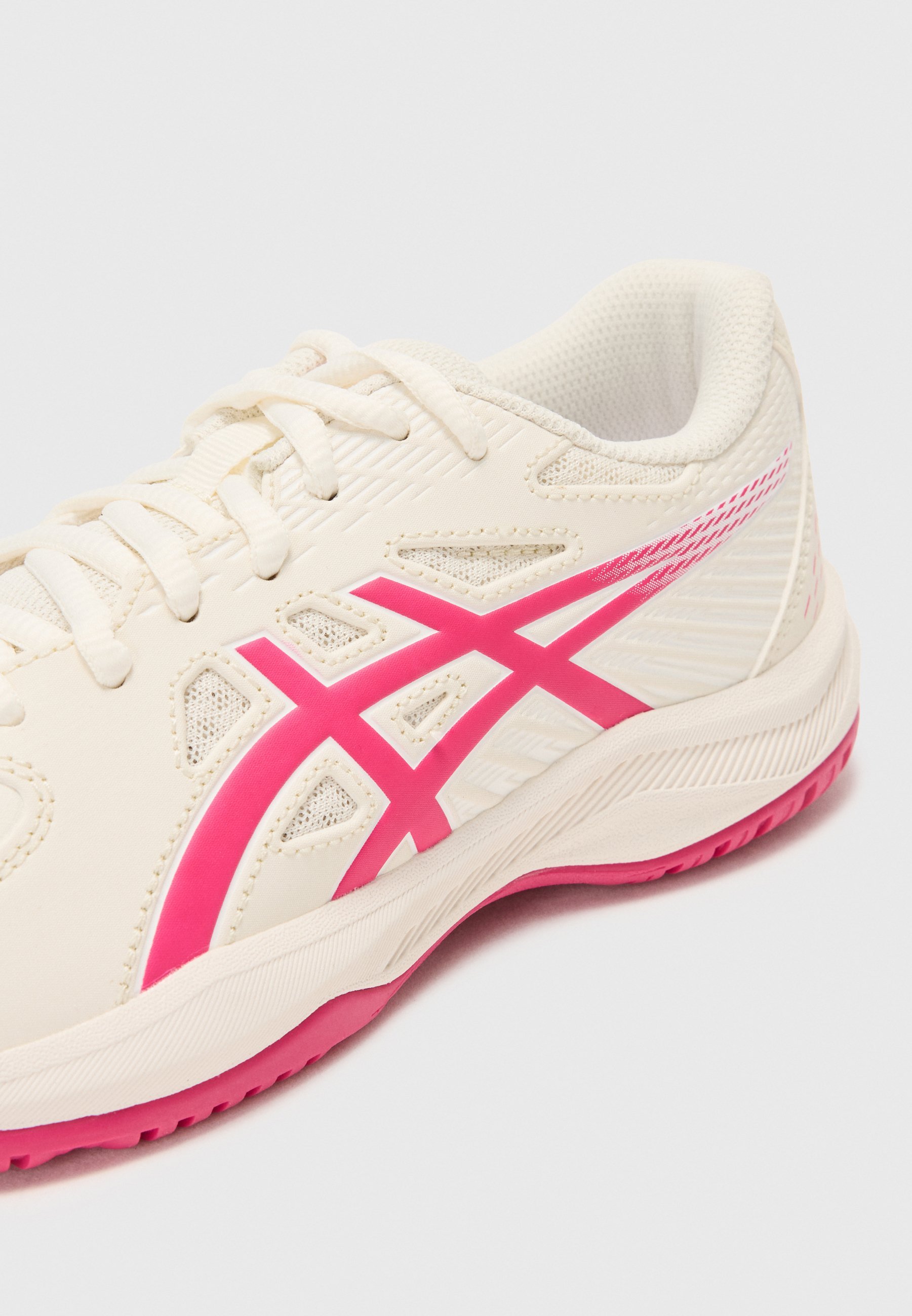 ASICS COURT SLIDE 4 - Tenisice za više terena - krem/svijetloružičaste