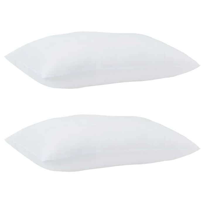 vidaXL Edredón con almohadas, 3 piezas, microfibra blanca y plumas de ganso, dormitorio moderno, juego de edredón de microfibra 3377887