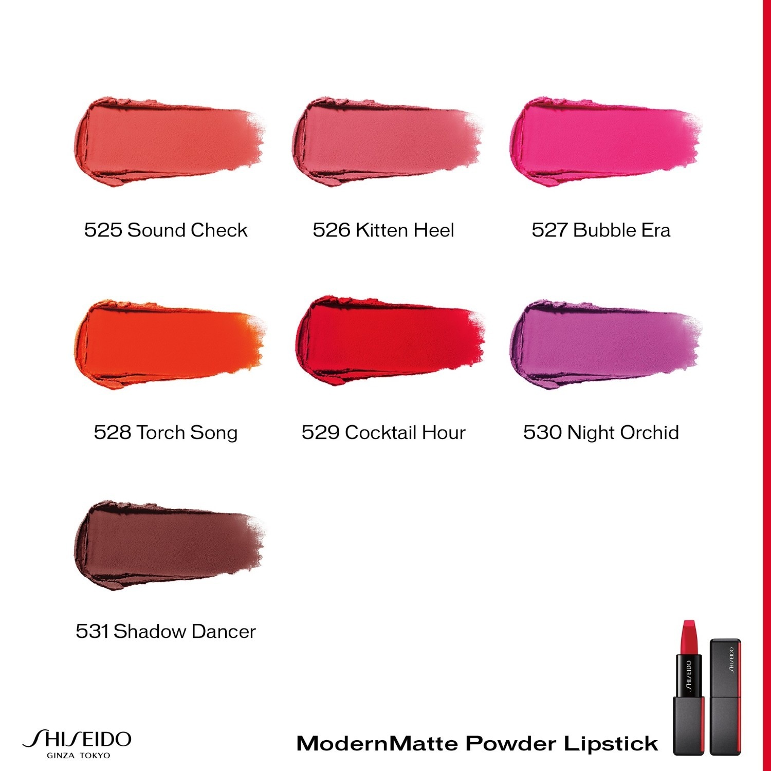 Shiseido ruž za usne Modern Matte puder - 4 g