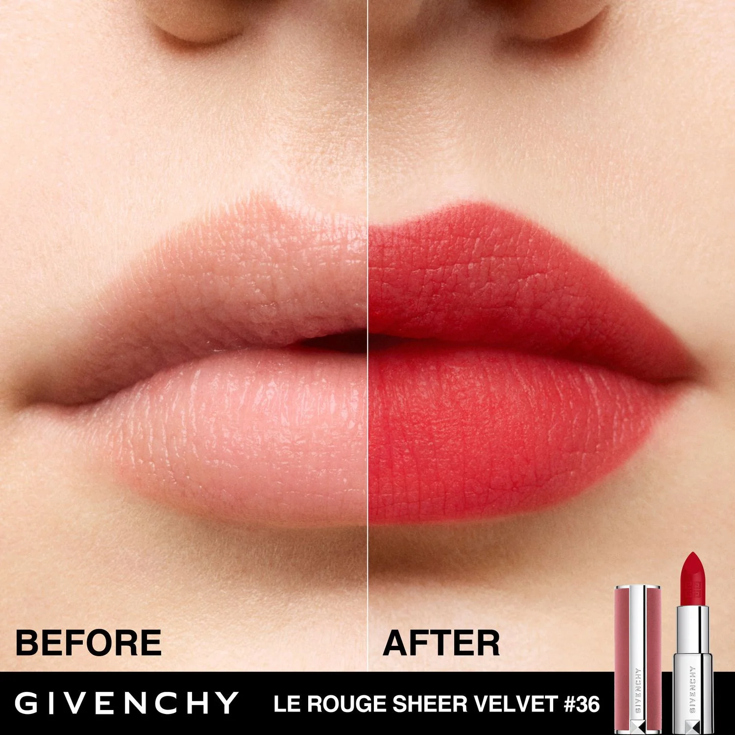 Labbra Le Rouge Sheer Velvet - Refill - Rossetto mat, Rossetto