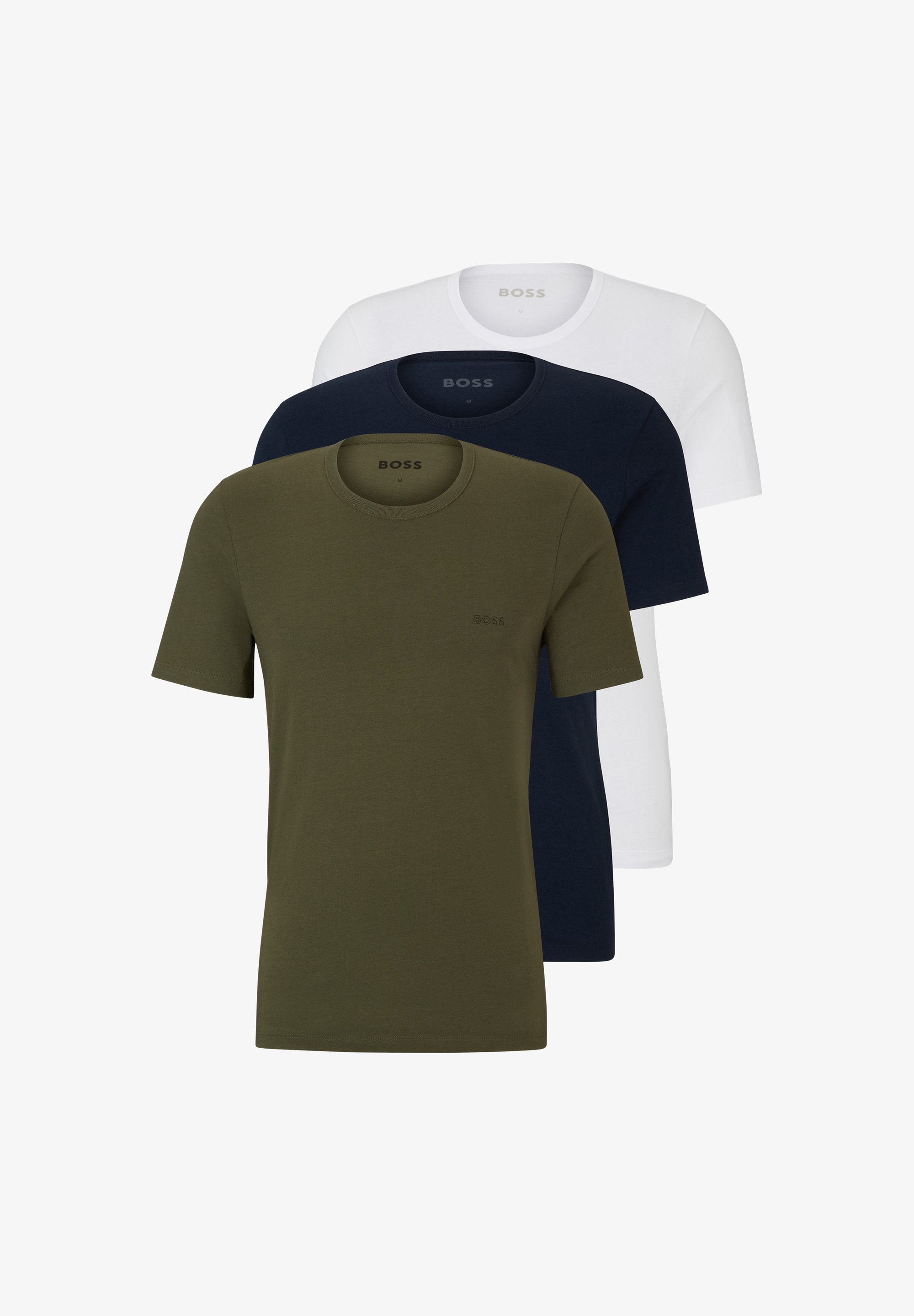 BOSS 3 PACK CLASSIC - Tricou de corp - open green fiftynine